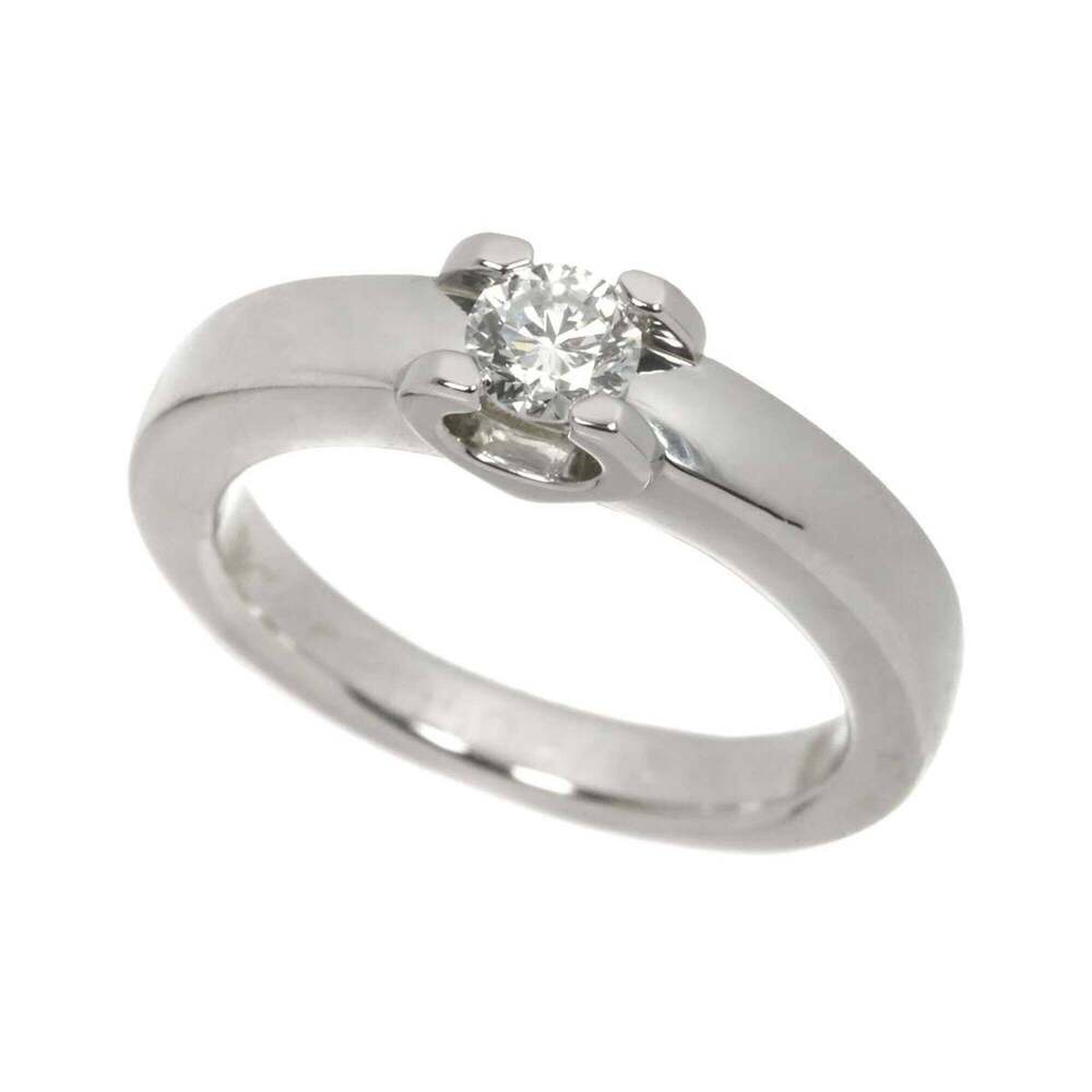 CARTIER Silver Diamond Ring - Picture 2 of 10